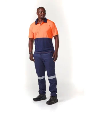 DROMEX Two Tone Quick Dry Golfer 100% Polyester