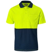 Inspector Two Tone Hi Viz Golf Shirt