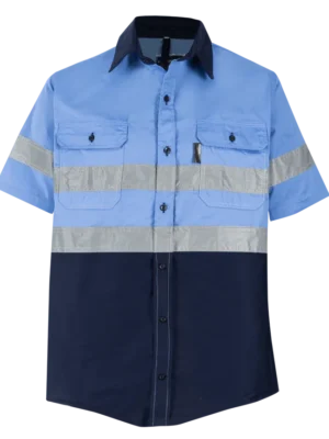 Short Sleeve Mining Shirt 65/35 Polycotton
