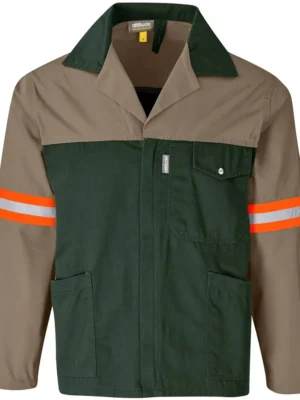 17 Site Premium Two Tone Polycotton Jacket (Reflective Tape)