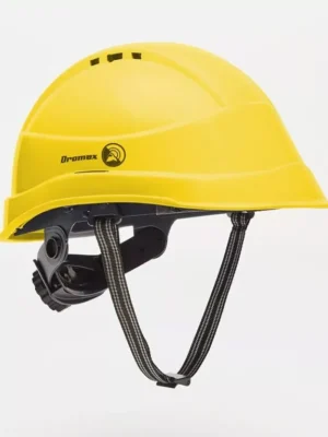 200 Dromex Range of Top Quality Hard Hats With Chin Strap