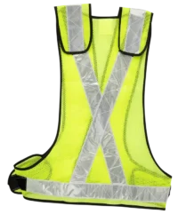 207 Lime Reflective Bib Adjustable Velcro Attach