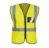 Econovest Reflective Vest With Zip & ID Pouch