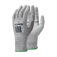 224 Level 3 Cut Resistant Glove Grey PU Palm Cut