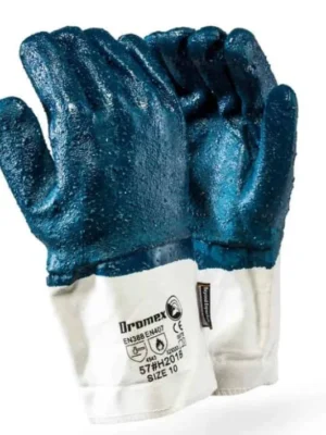 Taeki5 Navy Rough Coated Nitrile Safety Cuff