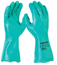 Green Nitrile Chemical Glove 33cm