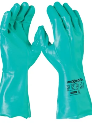 Green Nitrile Chemical Glove 33cm