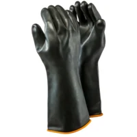 Smooth Palm Glove with Rolled Cuff, Elbow 40cm