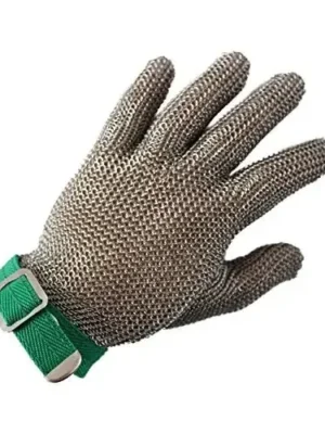 Chain Mail 5 Finger Wrist Length Glove