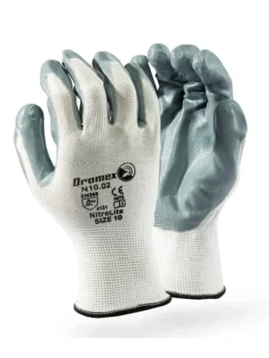 NITROLITE Grey Nitrile Palm Coated Gloves