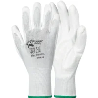 PIONEER White 13G Nylon Lightweight Inspectors Gloves