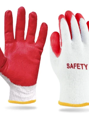 270 GO WORK Red Nitrile Palm Dipped Glove