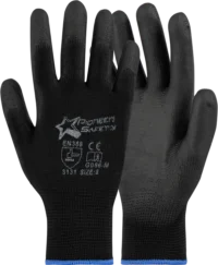 PIONEER Black Nylon Lightweight Inspectors Gloves