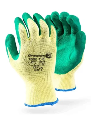 Gripper Textured Palm Coated Rubber Gloves