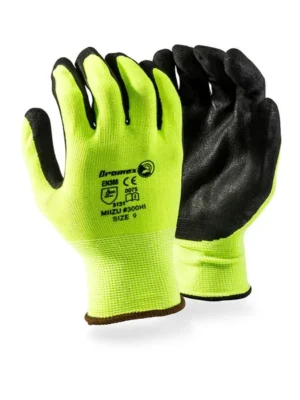 MIIZU 300HI Hi-Viz Palm Coated Gloves