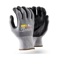 NITRIFLEX Black Sanitized Full Nitrile Coated Glove