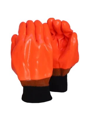294 PIONEER Orange Freezer Knit Wrist Glove