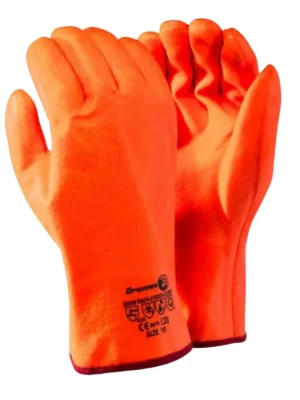 DROMEX Orange PVC Freezer Gauntlet, 30cm
