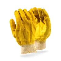 320 YELLOW COMAREX Fully Dipped Knit Wrist Glove