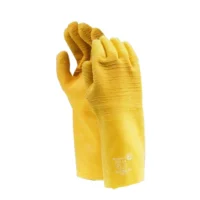 YELLOW COMAREX 35cm Elbow Fleece Lined Glove
