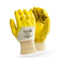 Yellow Actifresh Palm Coated Nitrile Glove
