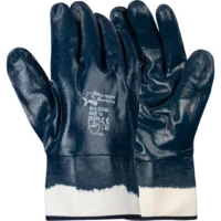 PIONEER Blue Nitrile Safety Cuff Glove