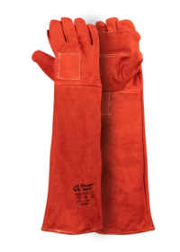 PIONEER 16 Red Heat Resistant Glove Kevlar Stitched Shoulder
