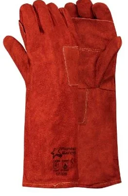 PIONEER TOUGH 8 SUPA Red Heat Resistant Glove Elbow Kevlar Stitch