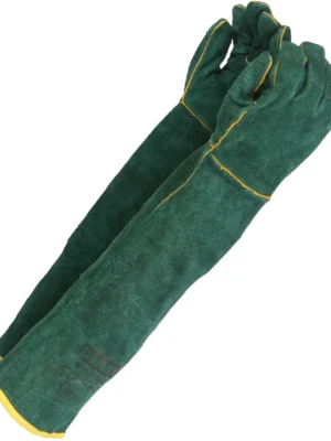 362 DROMEX Green Lined Fully Welted Shoulder Length Glove