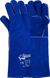 PIONEER TOUGH Blue Lined Welding Glove A Grade 45cm