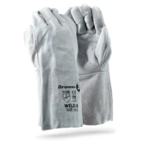 DROMEX Chrome Leather Double Palm Elbow Length Glove