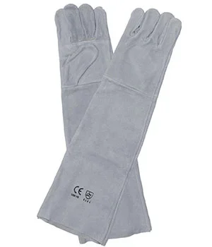 379 PIONEER 16 Chrome Leather Double Palm Glove 40cm