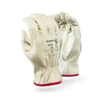 DROMEX Tan Pig Grain Keystone Glove with Red Trim Size 10