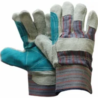 396 DROMEX Rigger Reinforced Green Palm & Candy Back Safety Cuff