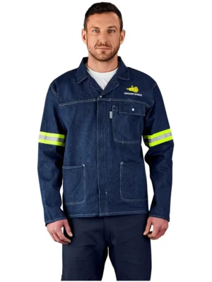 Cast Premium 100% Cotton Denim Jacket with Reflective Tape