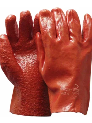 410 Standard PVC Open Cuff Wrist Length Glove