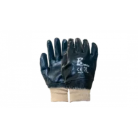 PIONEER Black Chip Palm PVC Knit Wrist Glove