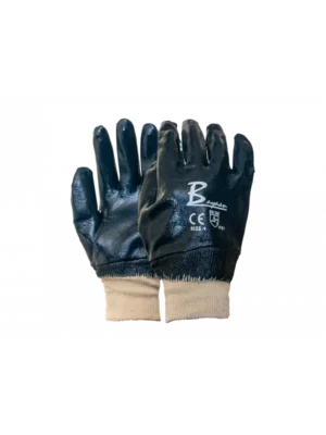 421 PIONEER Black Chip Palm PVC Knit Wrist Glove