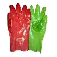 423 DROMEX Cronus Red/Green PVC Reinforced Wrist Glove