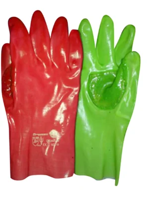 423 DROMEX Cronus Red/Green PVC Reinforced Wrist Glove