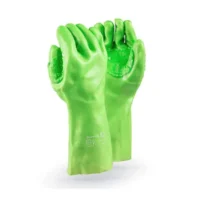 428 DROMEX Cronus Red/Green PVC Reinforced Elbow Glove