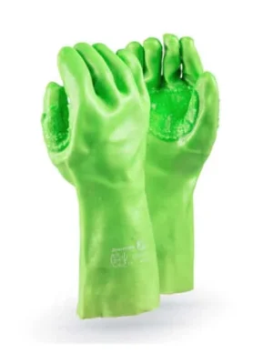 428 DROMEX Cronus Red/Green PVC Reinforced Elbow Glove