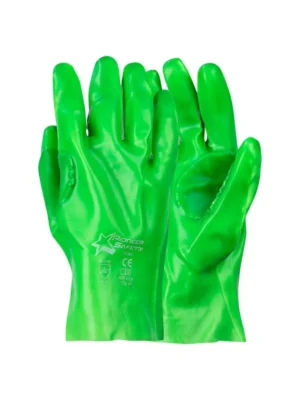 PIONEER Titan Red/Green PVC 27cm Reinforced Glove