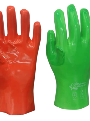 PIONEER Titan Lime Green PVC 35cm Reinforced Glove