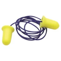 Hi Vis Bullet Disposable Earplug Corded 100 Per Box SNR35DB