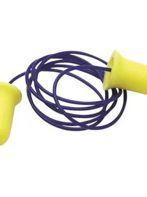 513 Hi Vis Bullet Disposable Earplug Corded 100 Per Box SNR35DB