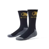 DROMEX Non-Abrasive / Anti-Bacterial Black Socks