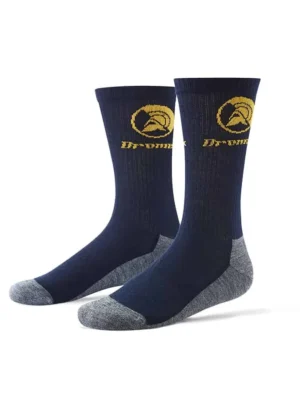 DROMEX Non-Abrasive / Anti-Bacterial Navy Blue Socks
