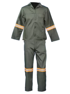 59 Green Acid Resistant Conti Suits with Reflective Tape