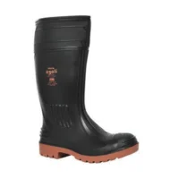 Egoli 1 Knee Length Boots Black Upper with Toffee Sole (Without STC) SABS Approved